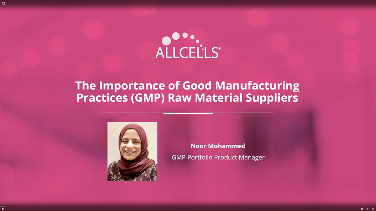 Importance of GMP Webinar